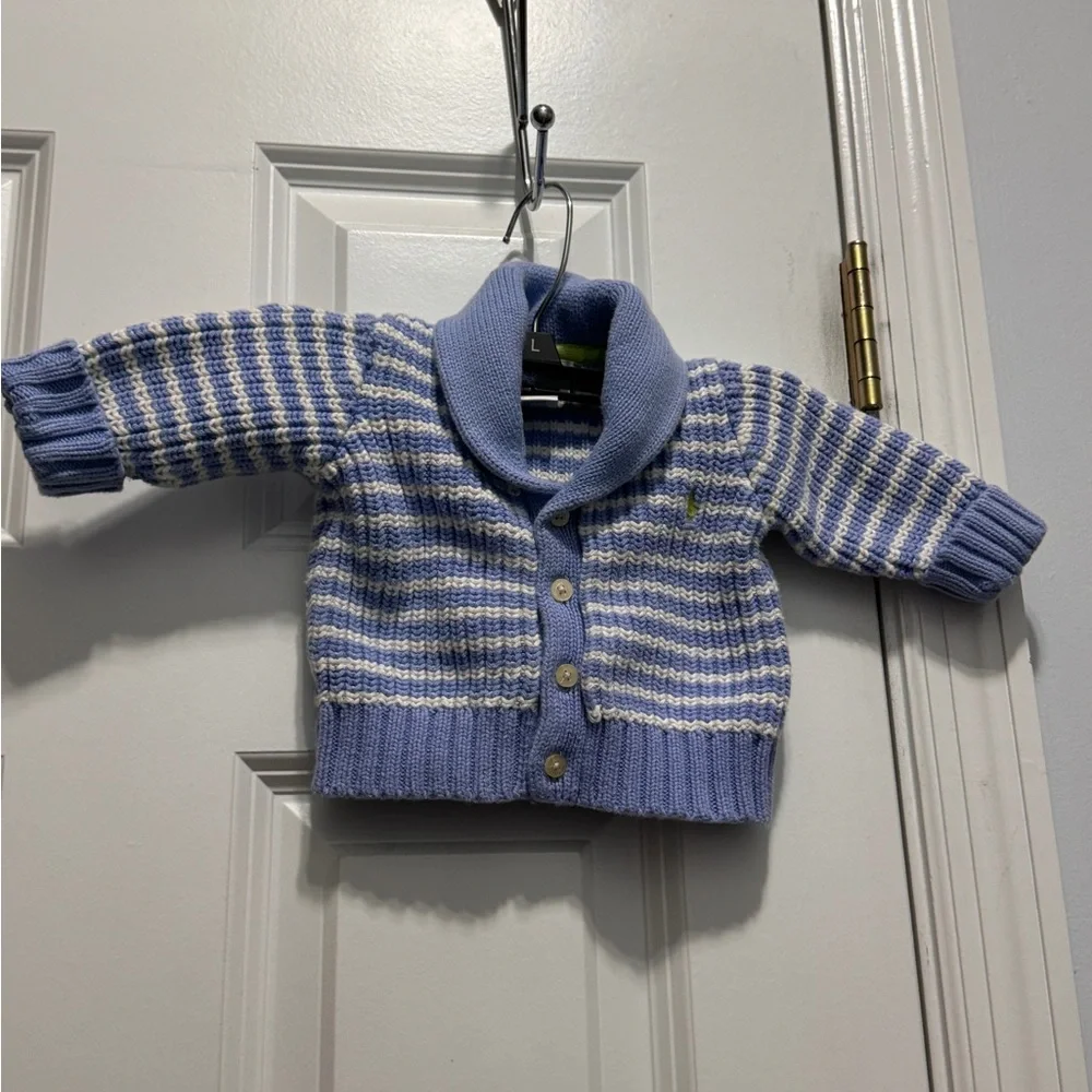 Ralph Lauren 3 months cardigan sweater 100% cotton